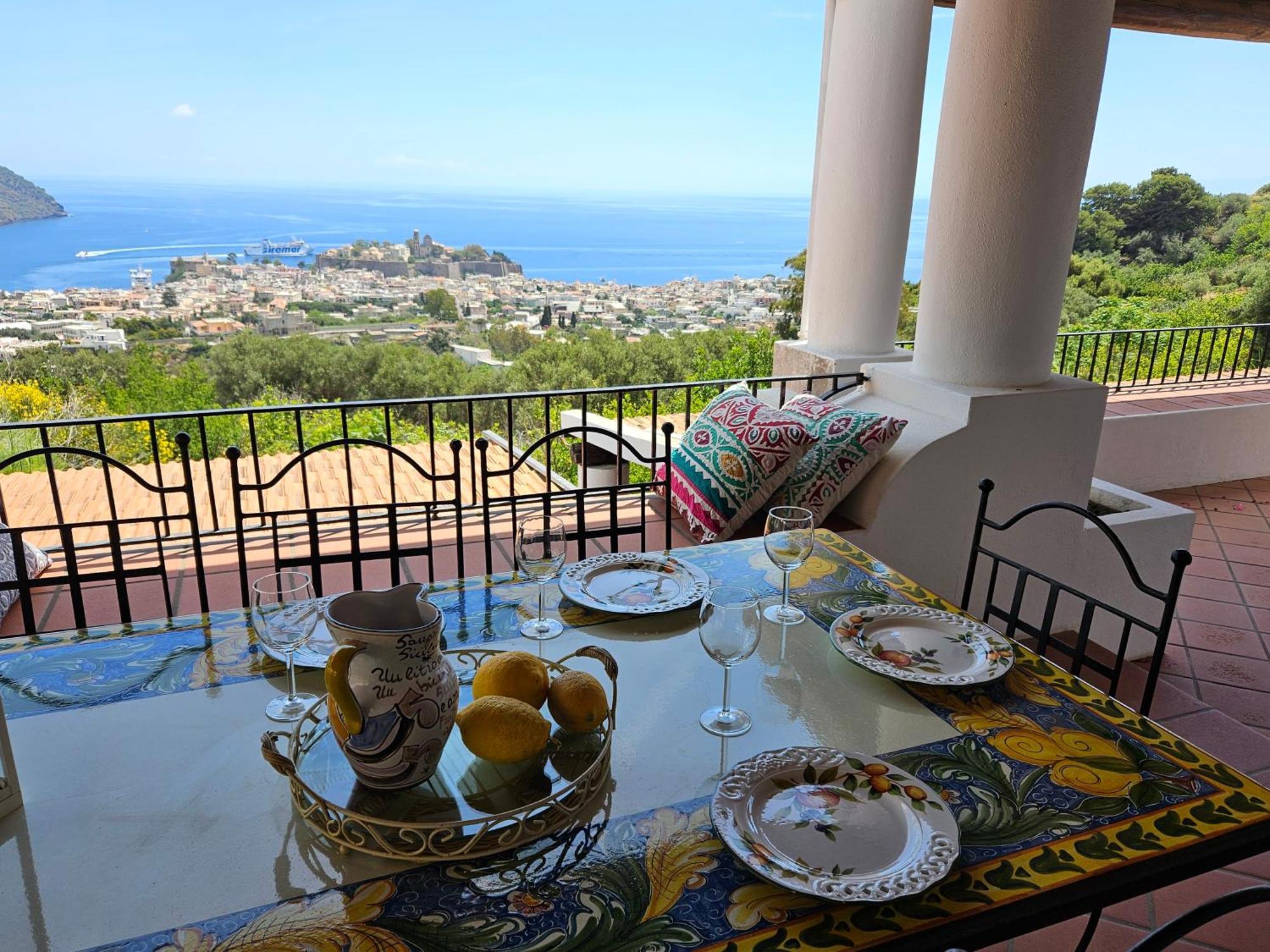 Villa Belvedere Lipari  Exterior foto